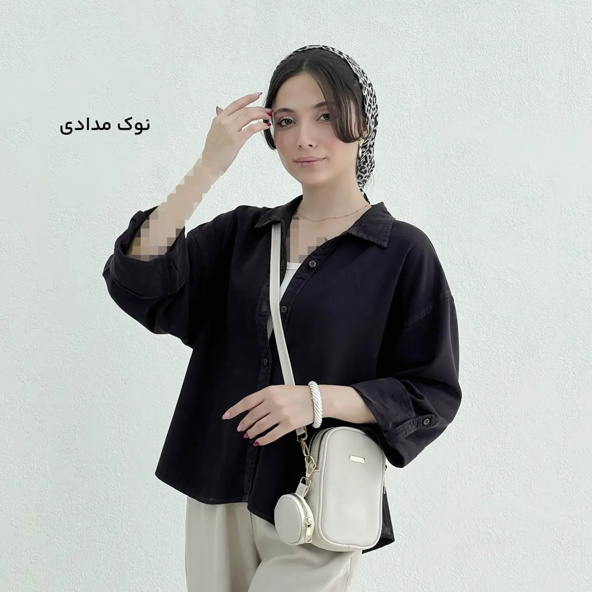 شومیز زنانه کتان سیلک