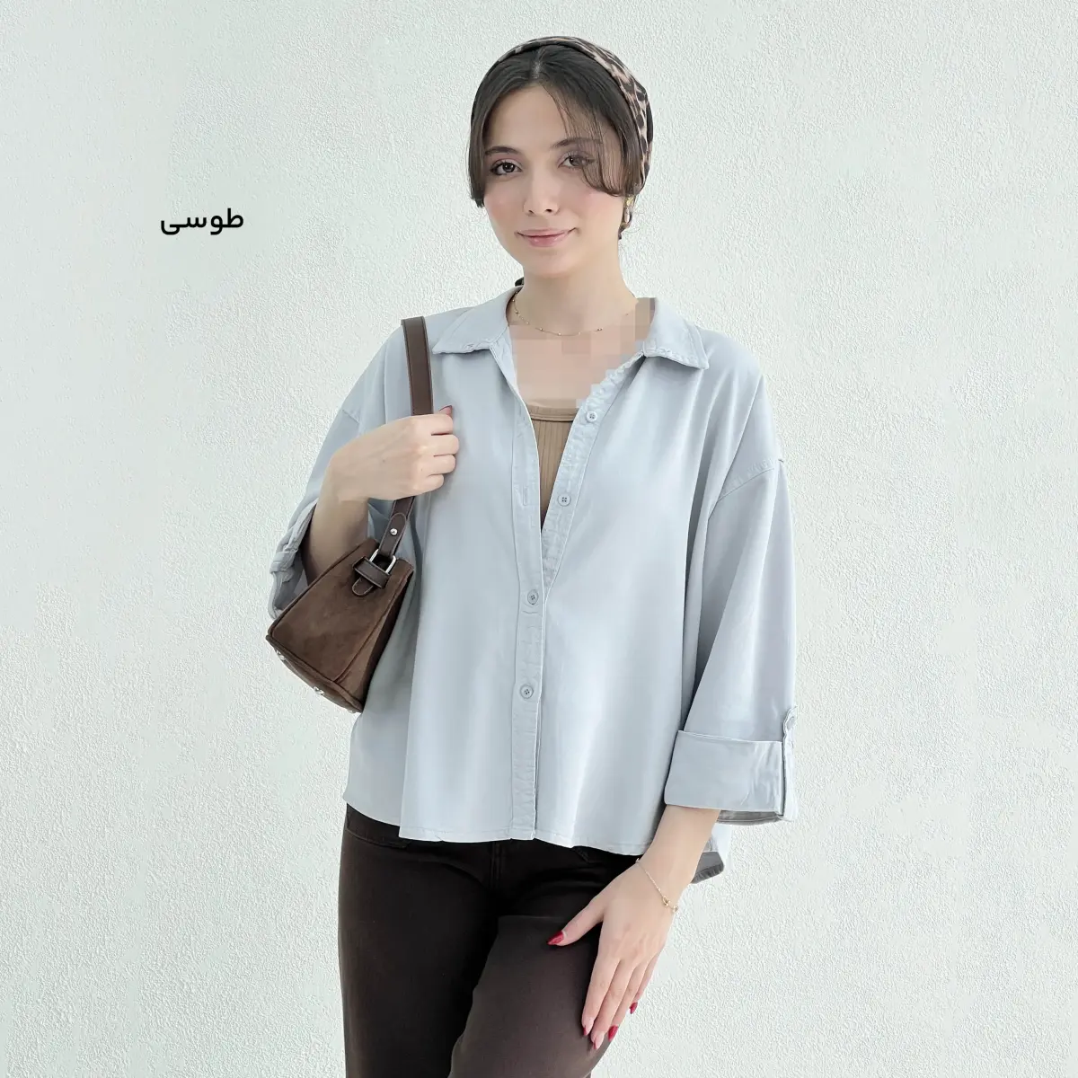 شومیز زنانه کتان سیلک