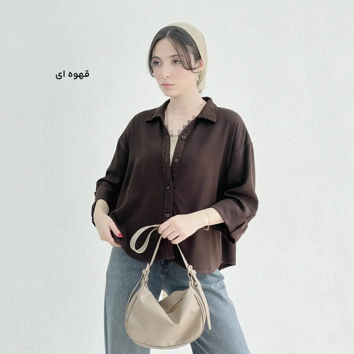 شومیز زنانه کتان سیلک
