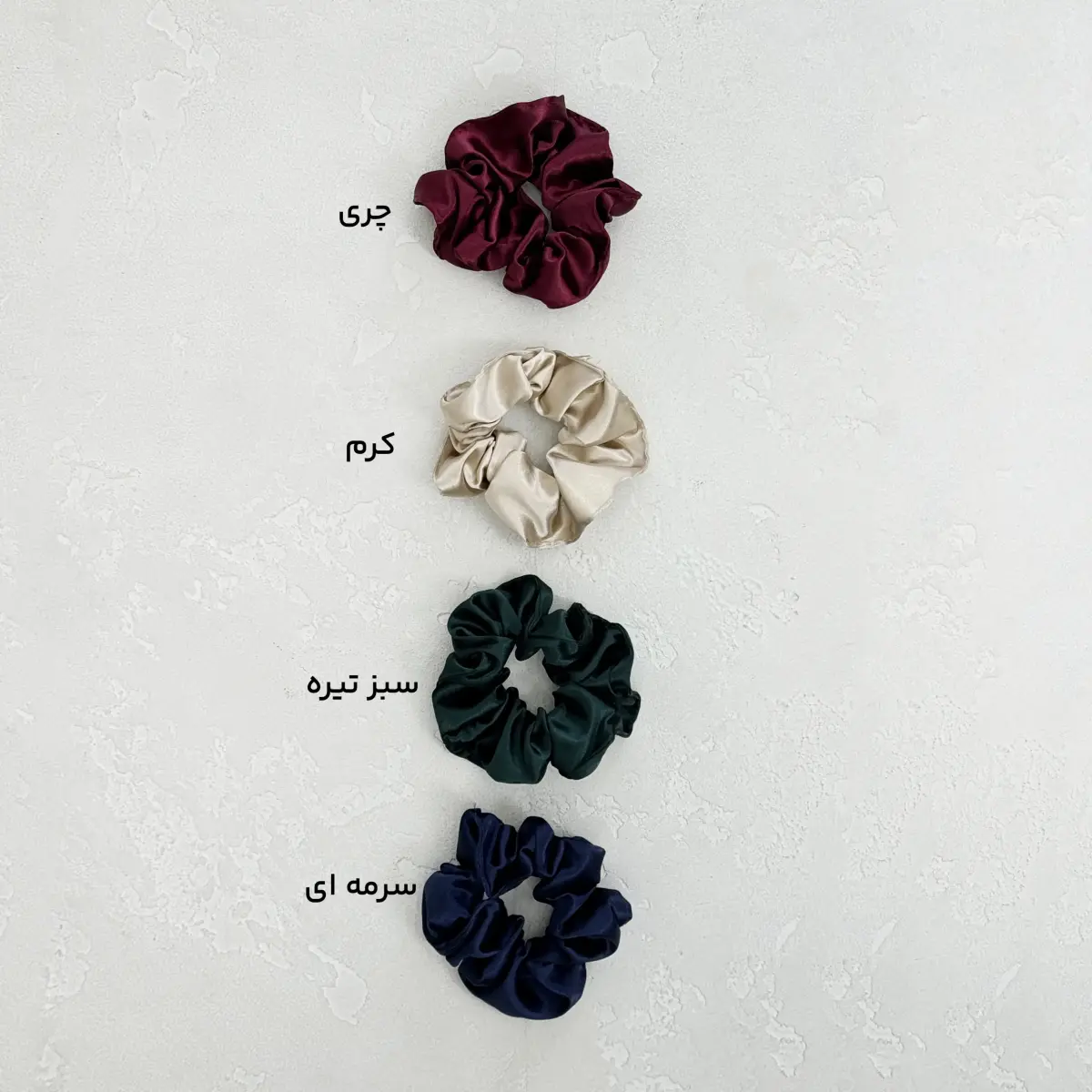 کش موی رنگی ساتن