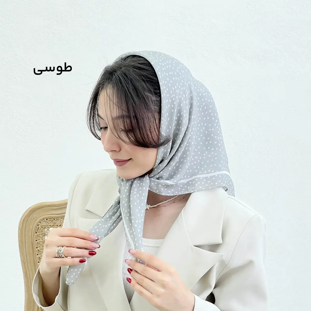 مینی اسکارف زنانه توپکی