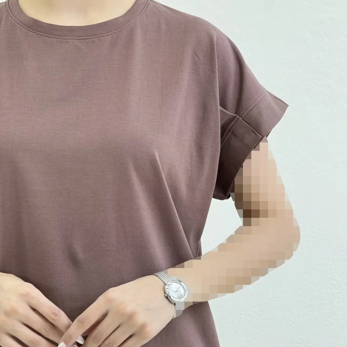 تیشرت زنانه آستین پیله