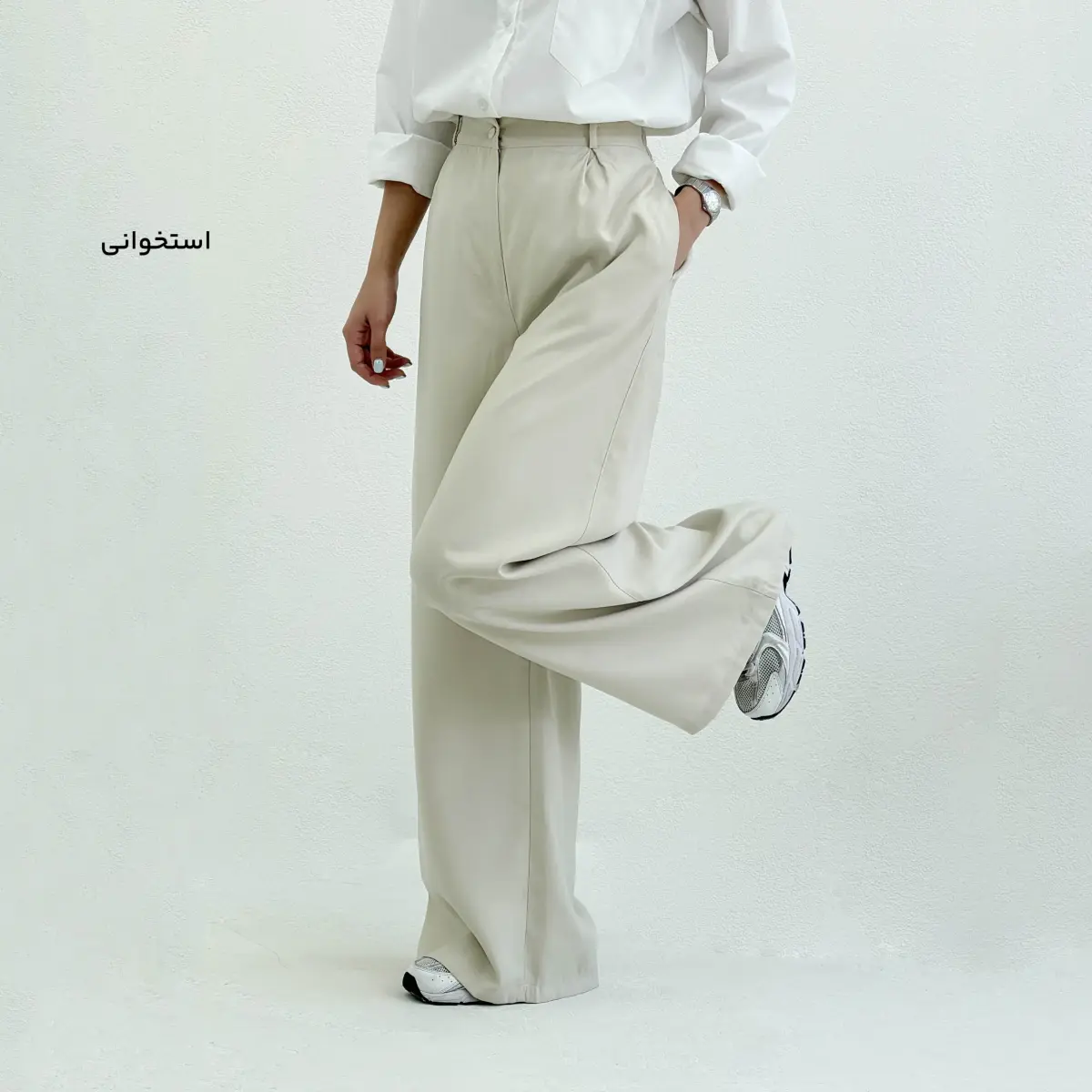 شلوار زنانه بگ سیلک پشت کش