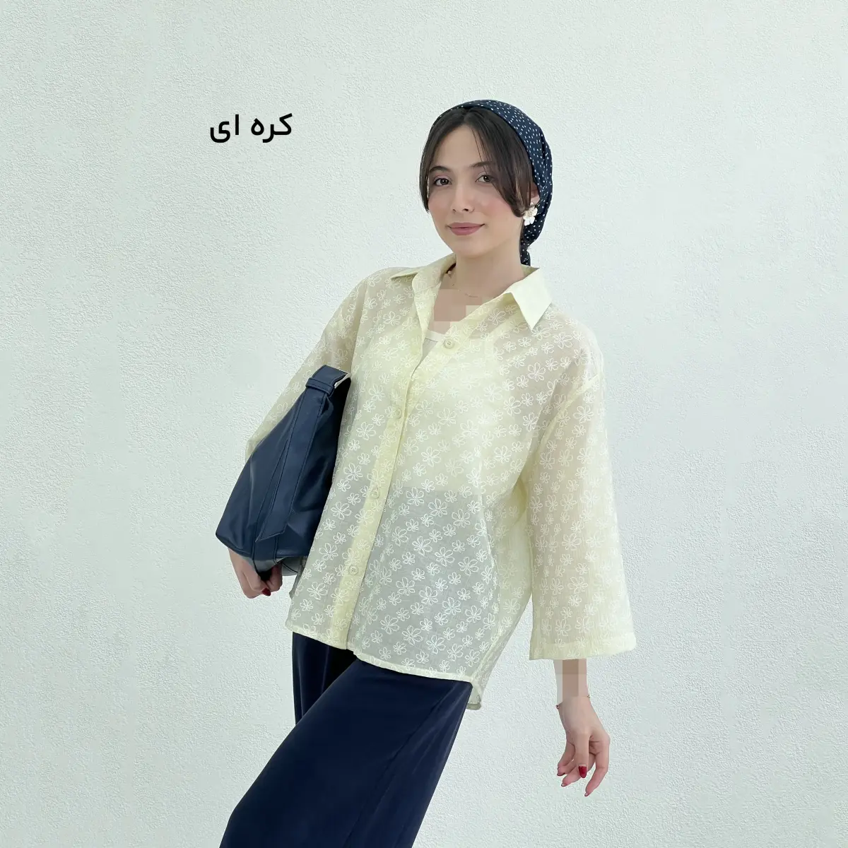 شومیز زنانه طرح گل بهاری