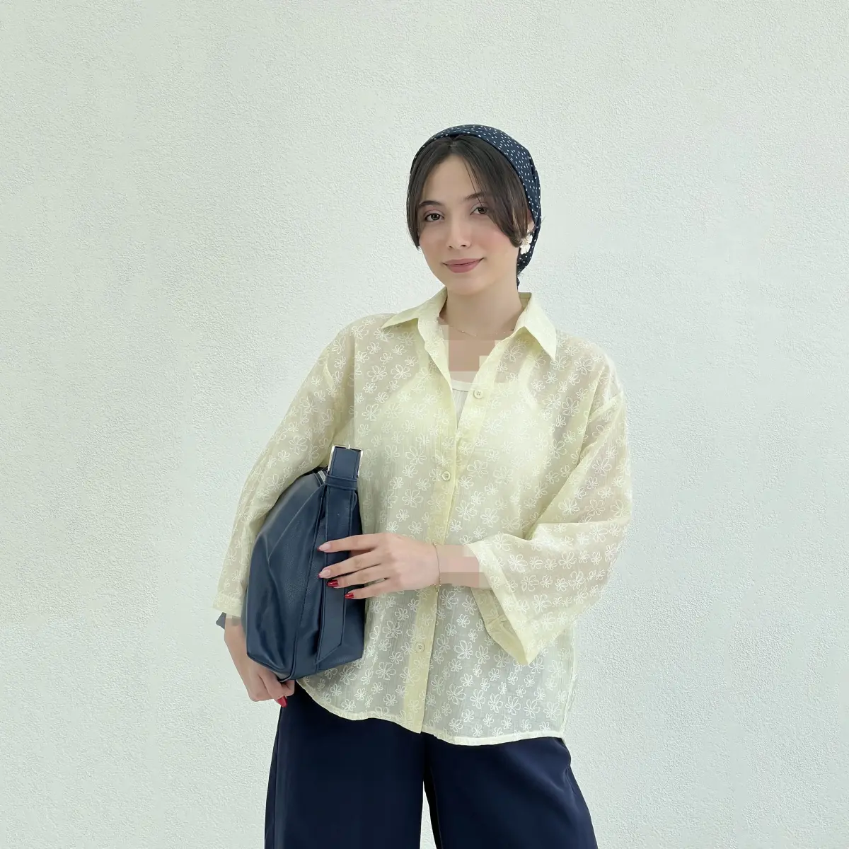 شومیز زنانه طرح گل بهاری