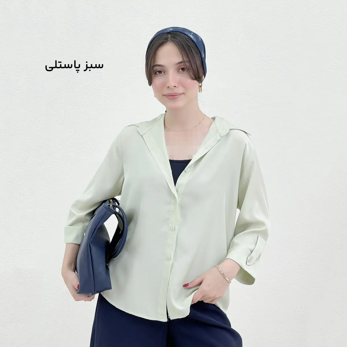 شومیز سیلک زنانه بیسیک