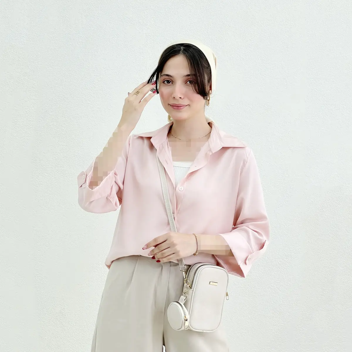 شومیز سیلک زنانه بیسیک