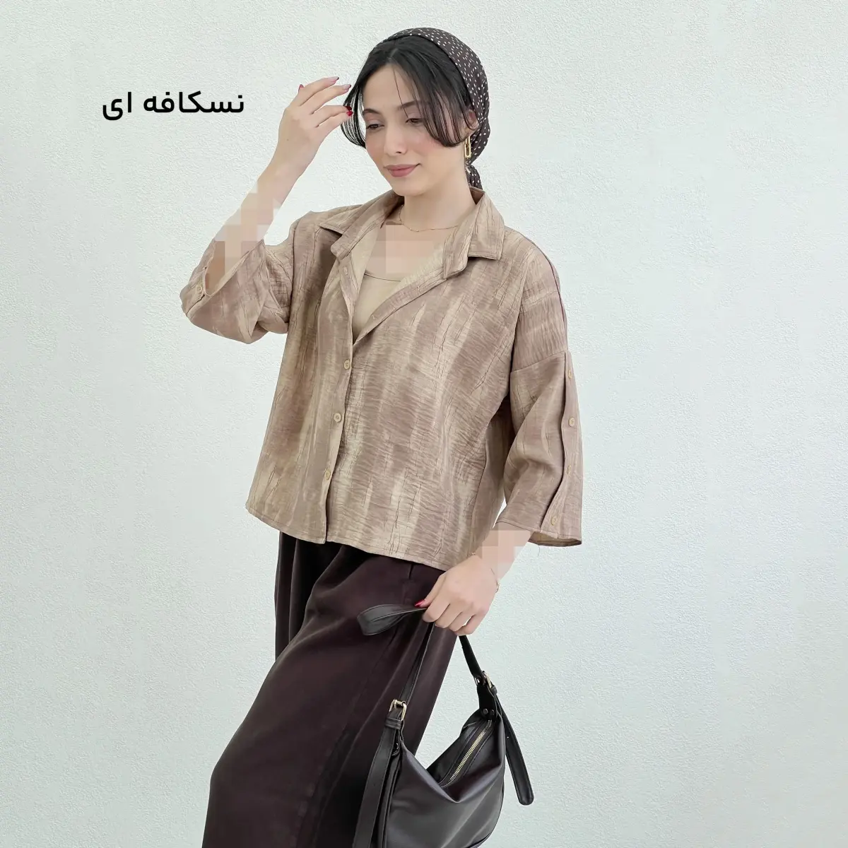 شومیز زنانه طرح گازوئیلی