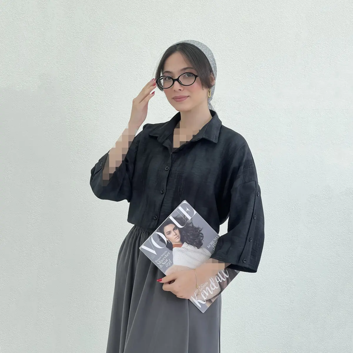 شومیز زنانه طرح گازوئیلی