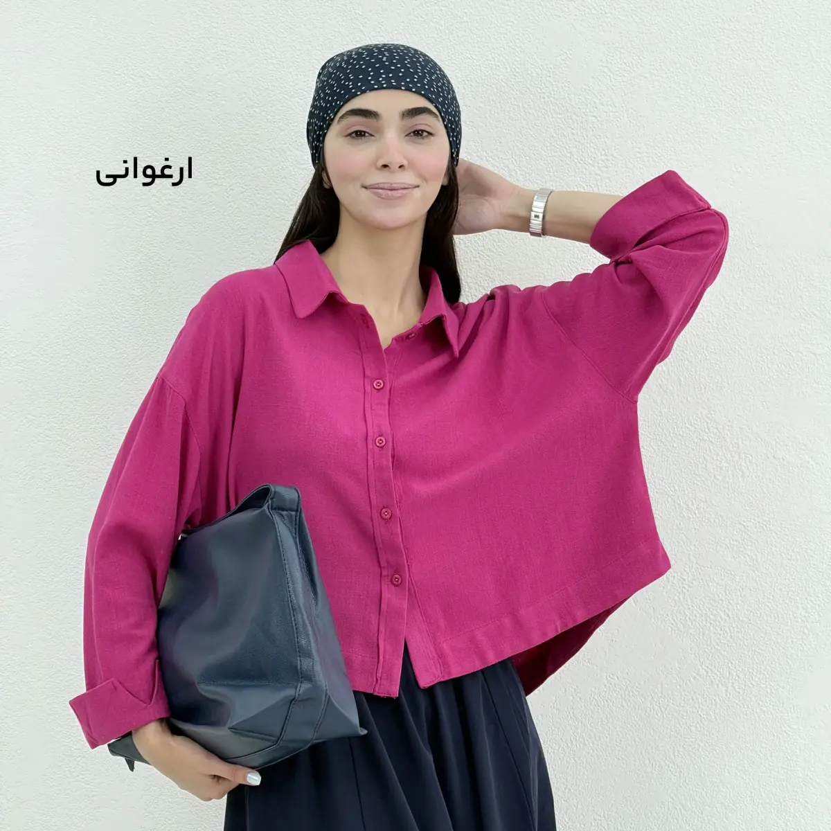 شومیز زنانه آستین پاکتی