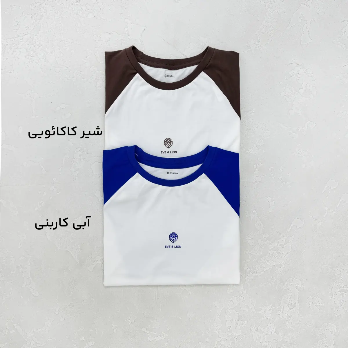 تیشرت زنانه دو رنگ LION