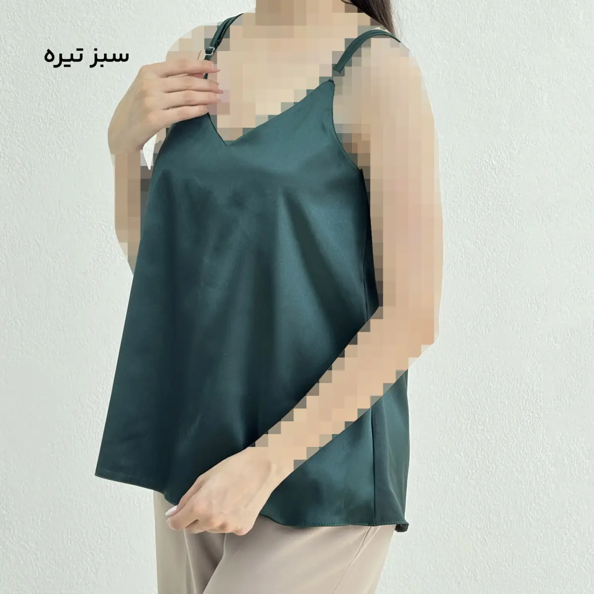 تاپ بندی زنانه ساتن