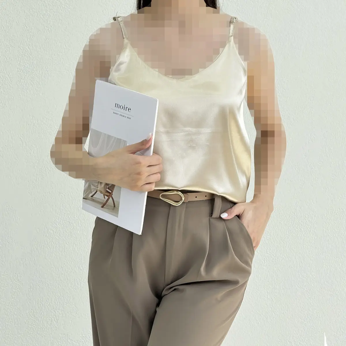 تاپ بندی زنانه ساتن