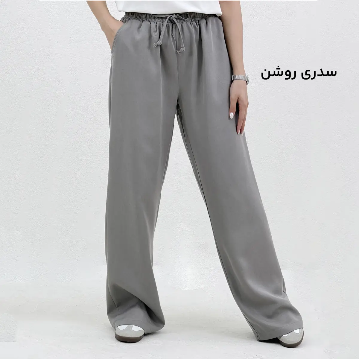 شلوار پارچه ای کتان سیلک