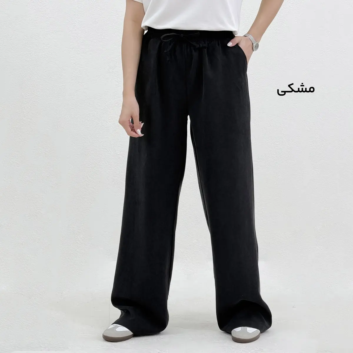 شلوار پارچه ای کتان سیلک