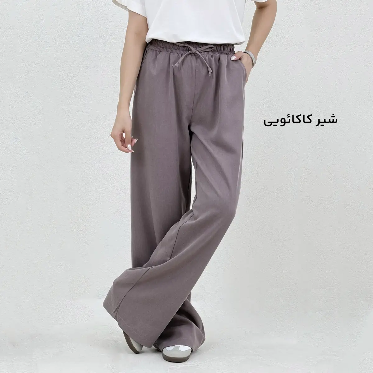 شلوار پارچه ای کتان سیلک