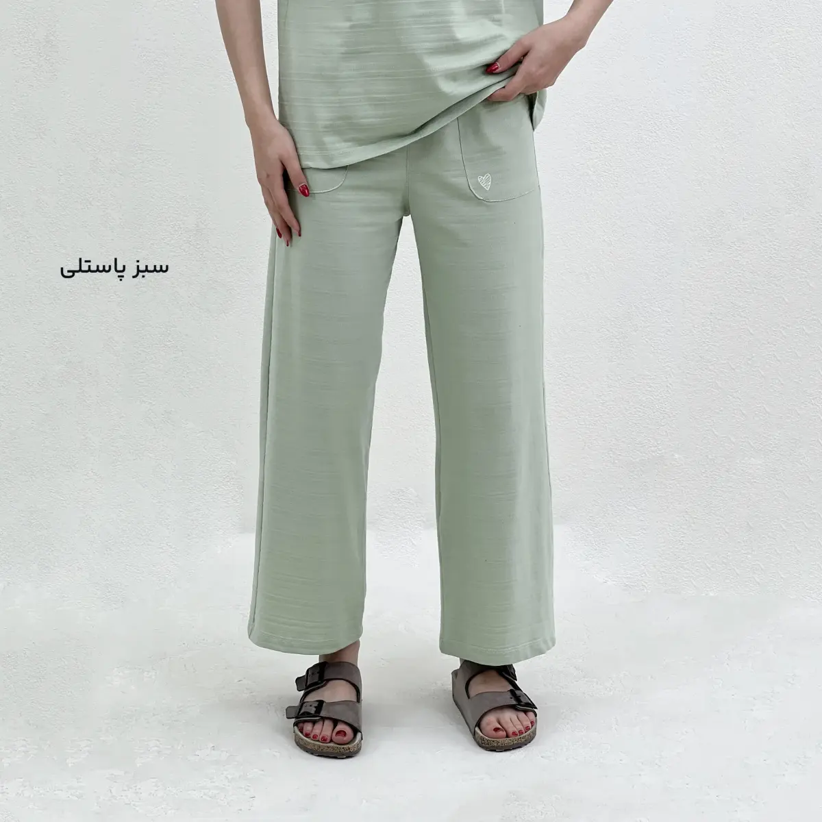 شلوار زنانه راحتی بغل جیب