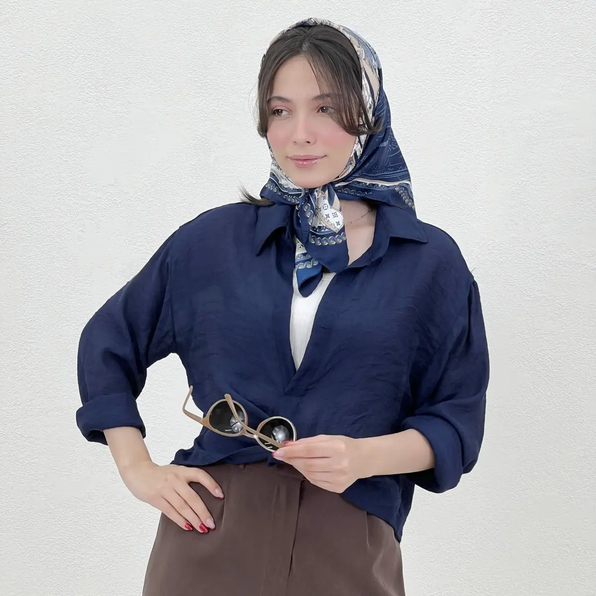 ست شومیز جلو گره ای با تاپ