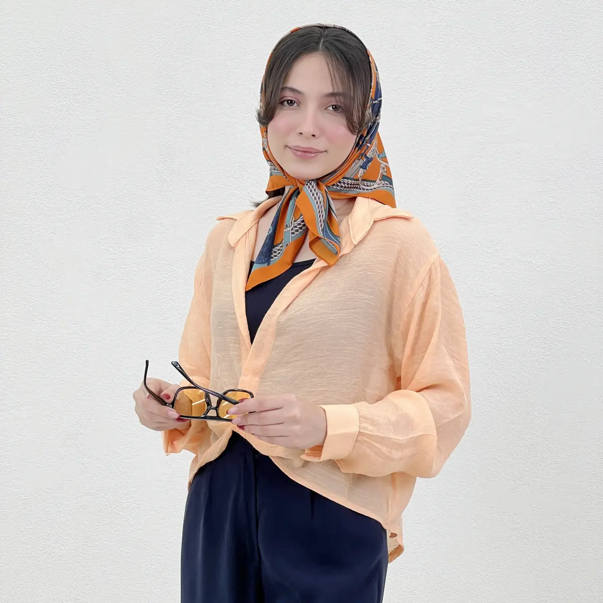 ست شومیز جلو گره ای با تاپ