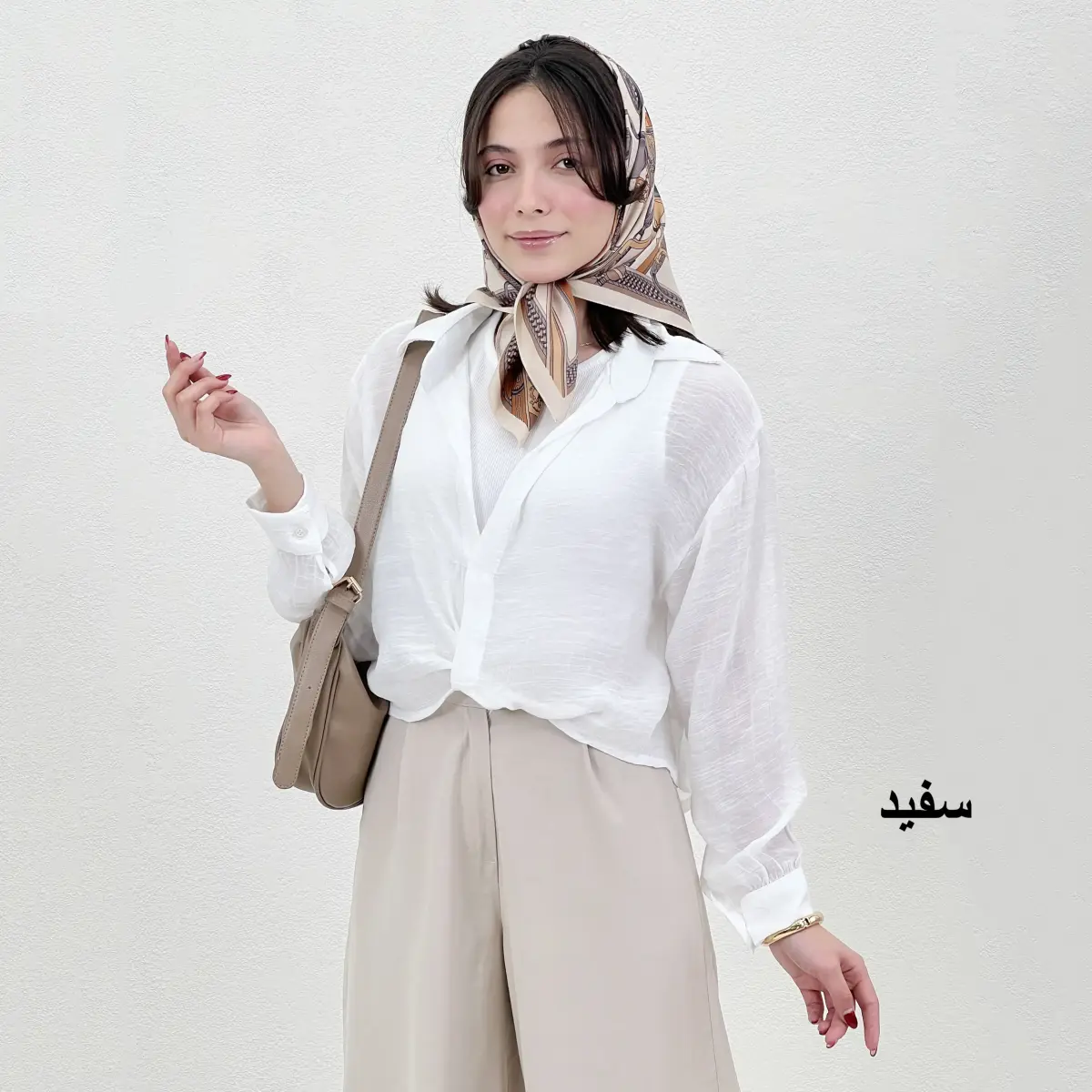 ست شومیز جلو گره ای با تاپ