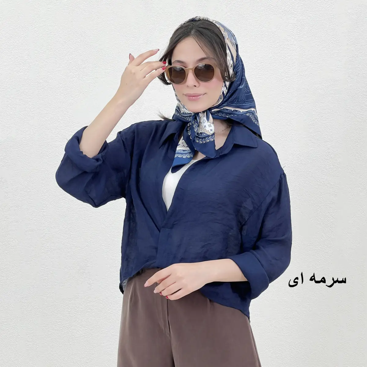 ست شومیز جلو گره ای با تاپ