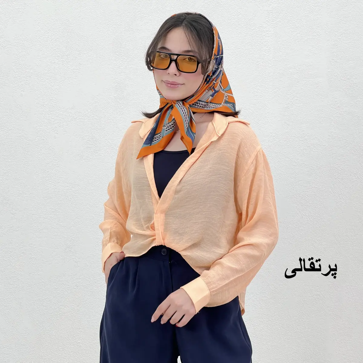 ست شومیز جلو گره ای با تاپ