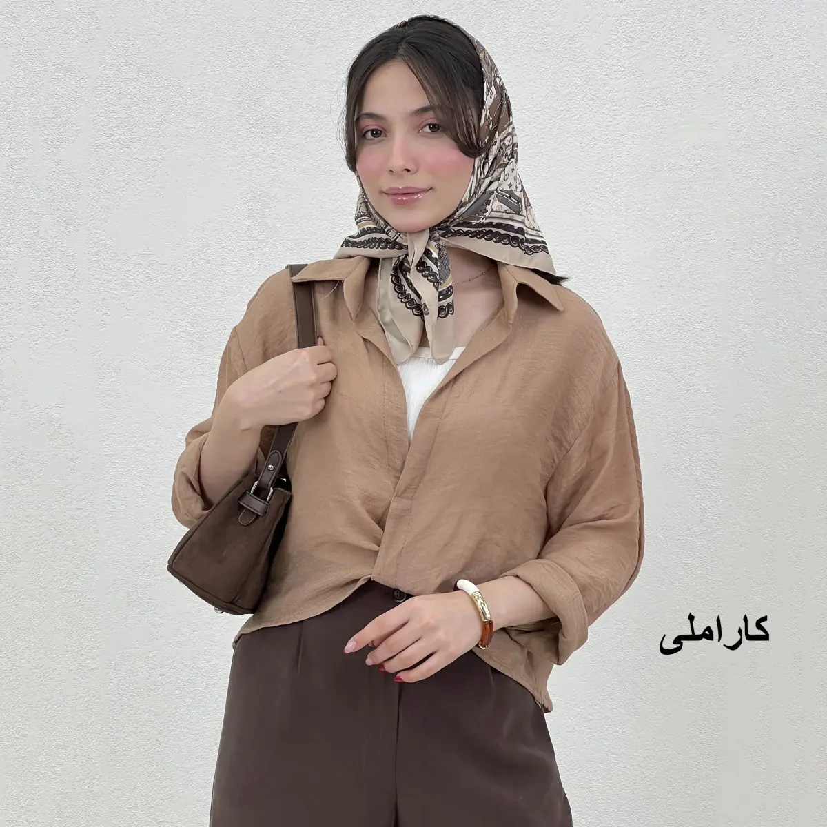 ست شومیز جلو گره ای با تاپ