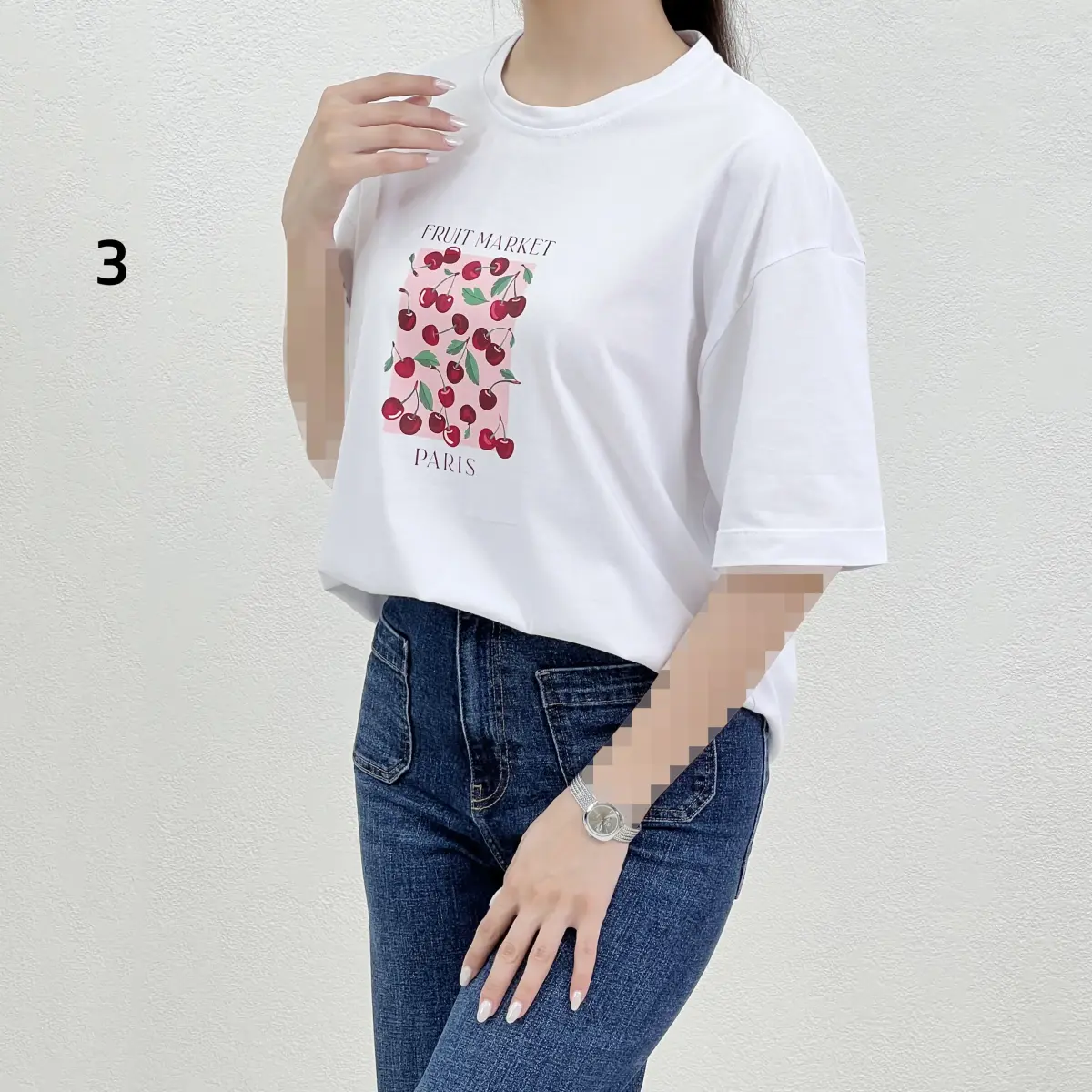 تیشرت زنانه میکس طرحدار
