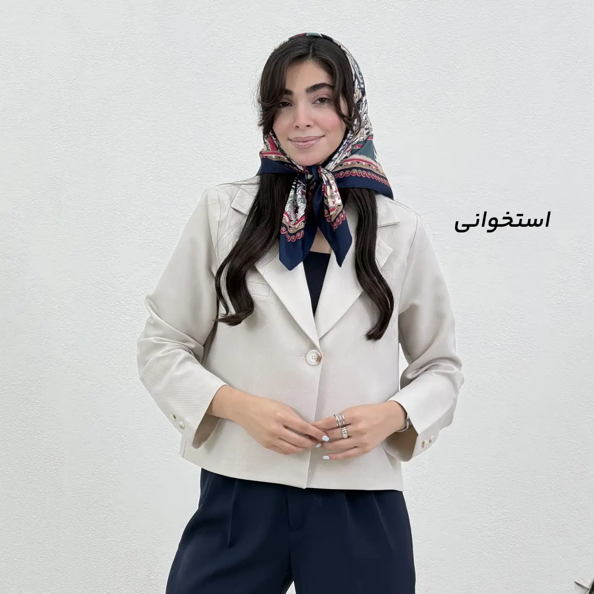 کت زنانه تک دکمه