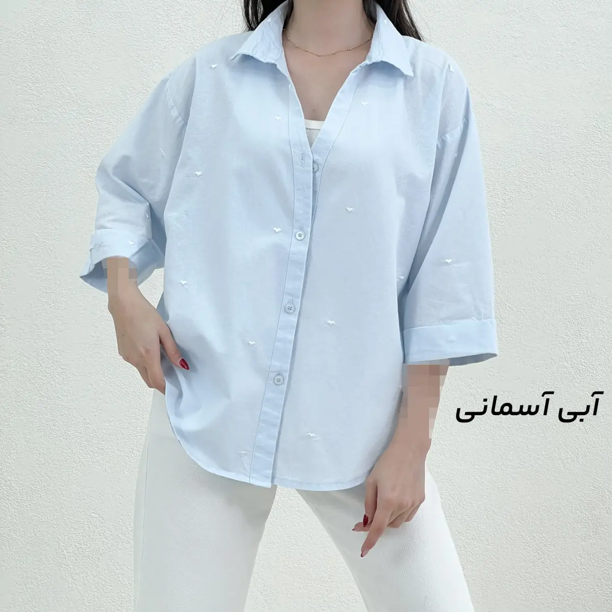 شومیز زنانه طرح قلب