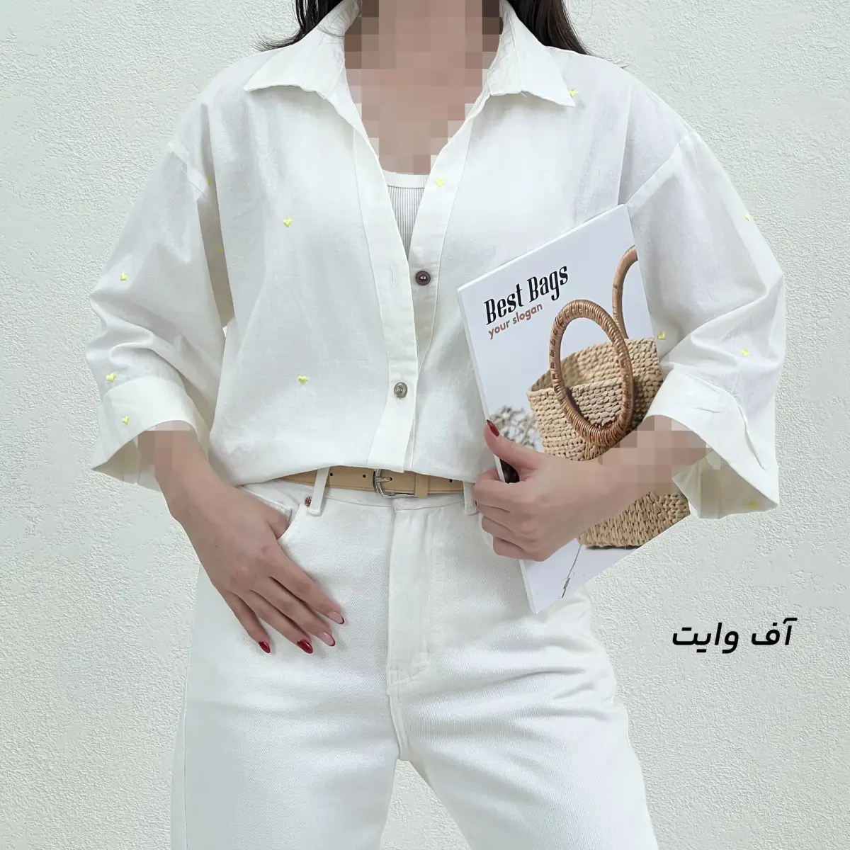 شومیز زنانه طرح قلب