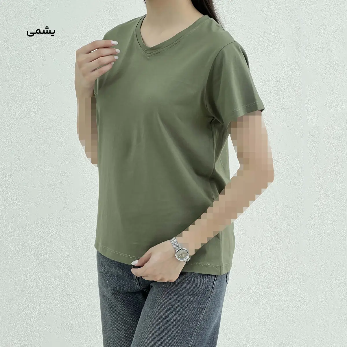 تیشرت زنانه نخ و پنبه بیسیک