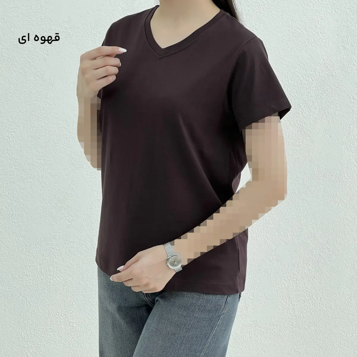 تیشرت زنانه نخ و پنبه بیسیک