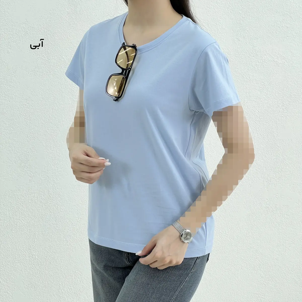 تیشرت زنانه نخ و پنبه بیسیک