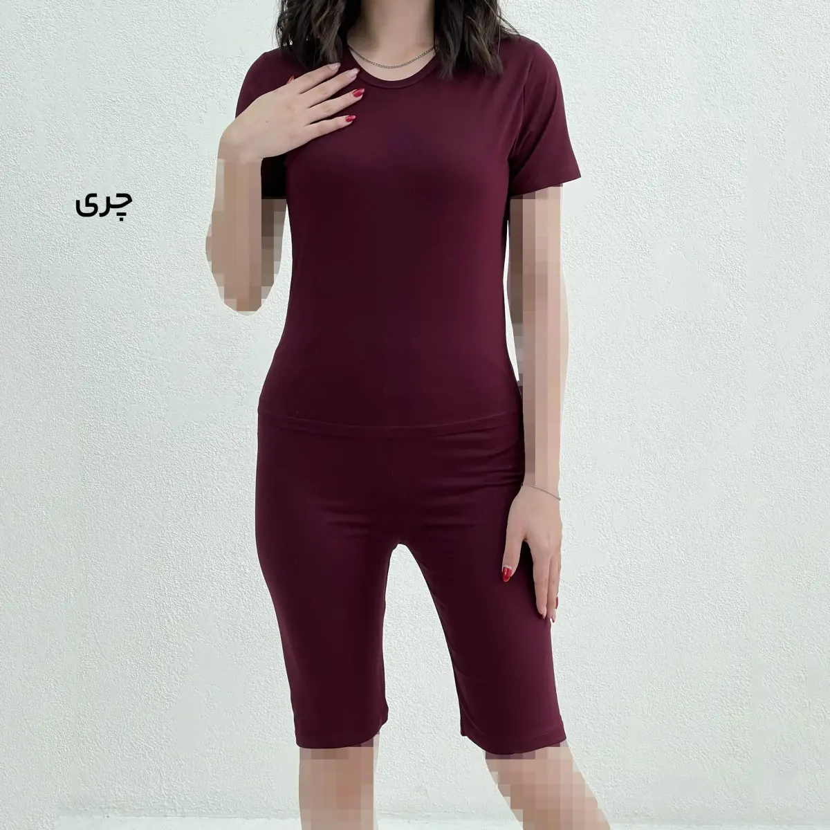 ست راحتی زنانه تیشرت شلوارک