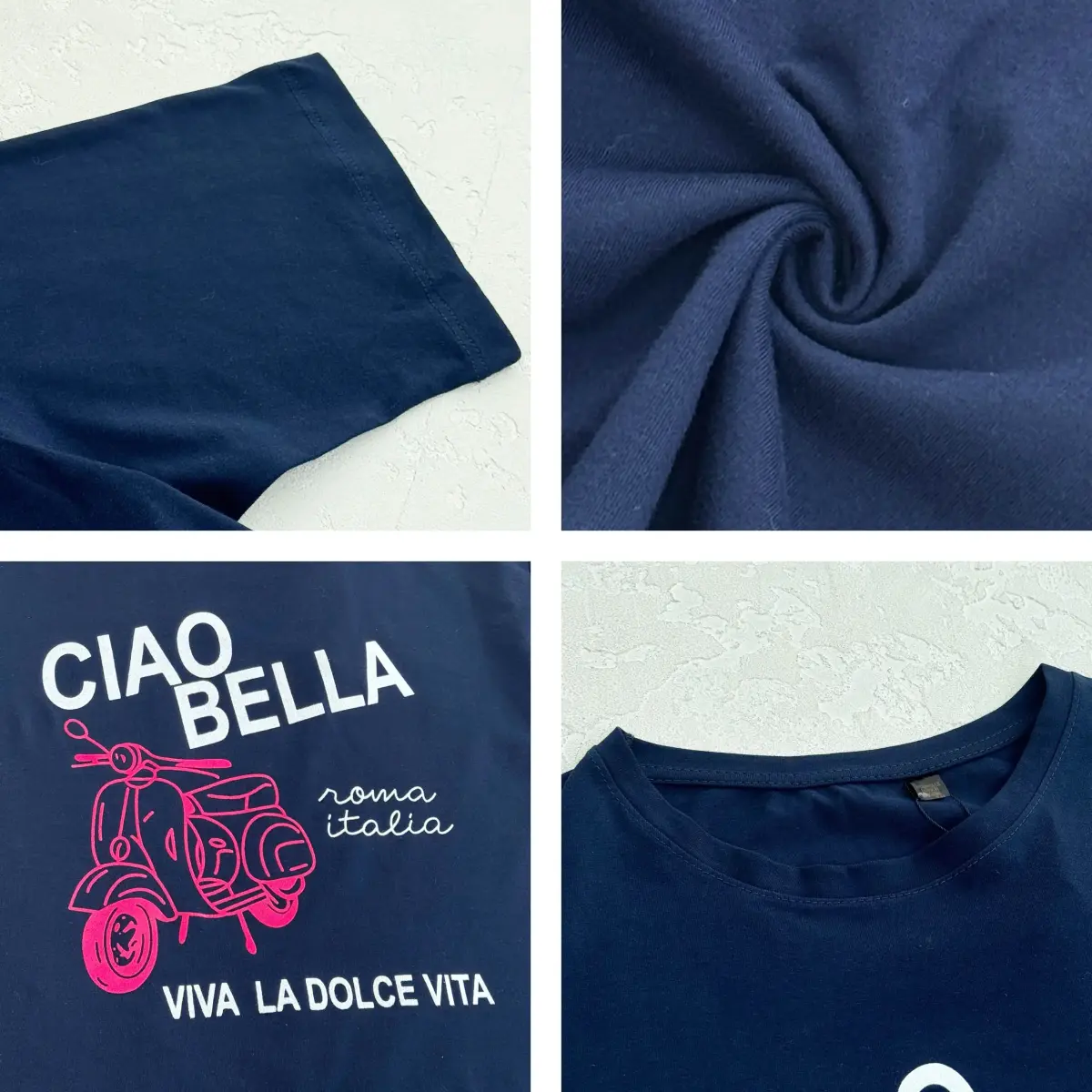 تیشرت زنانه نخ و پنبه CIAO