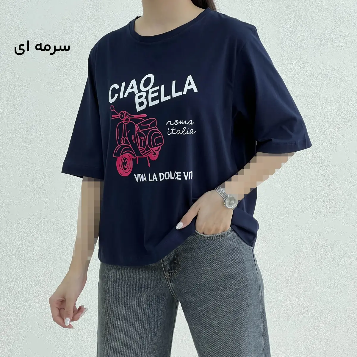 تیشرت زنانه نخ و پنبه CIAO
