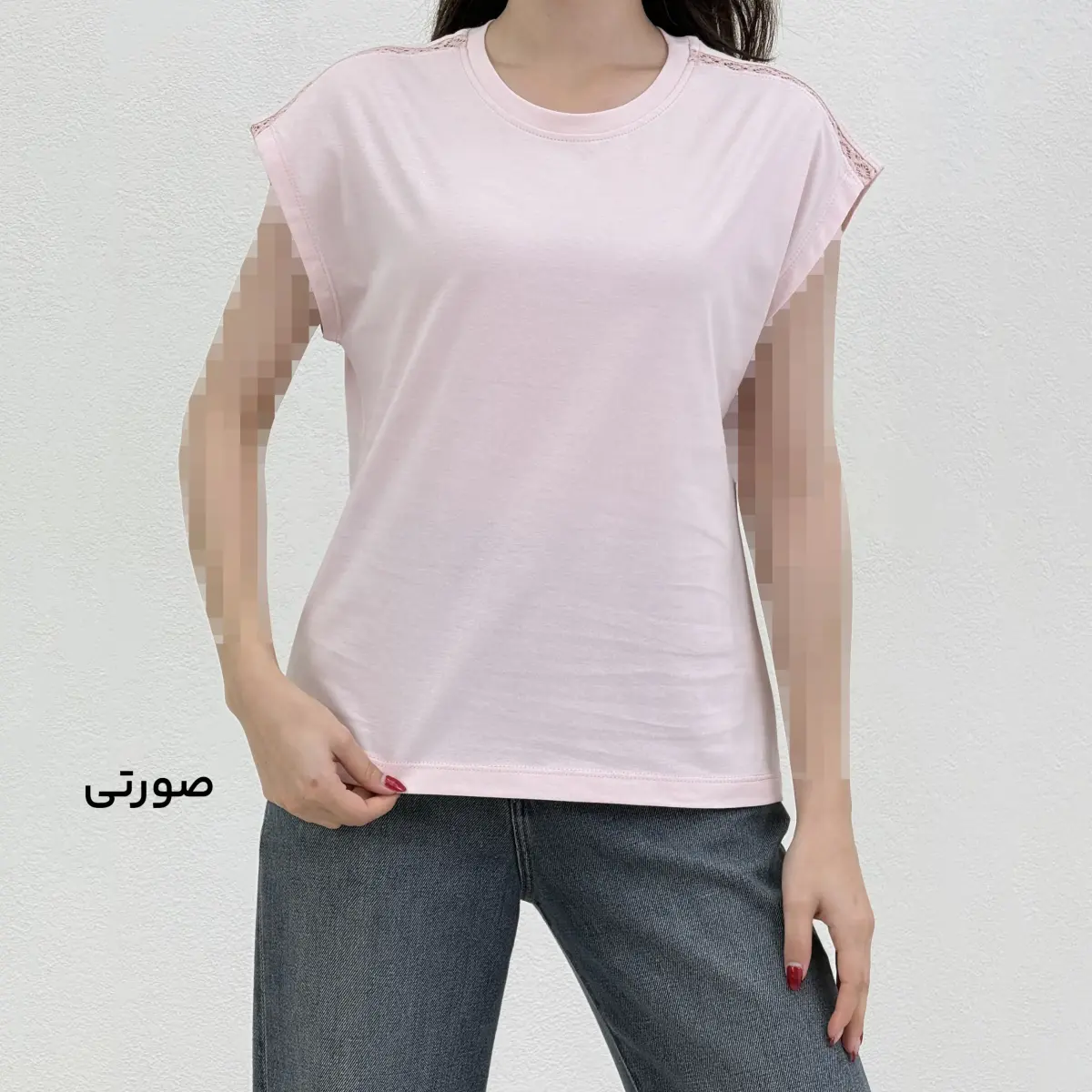 تیشرت زنانه ساده رنگی