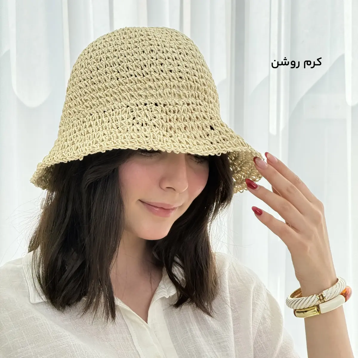 کلاه زنانه رافیا