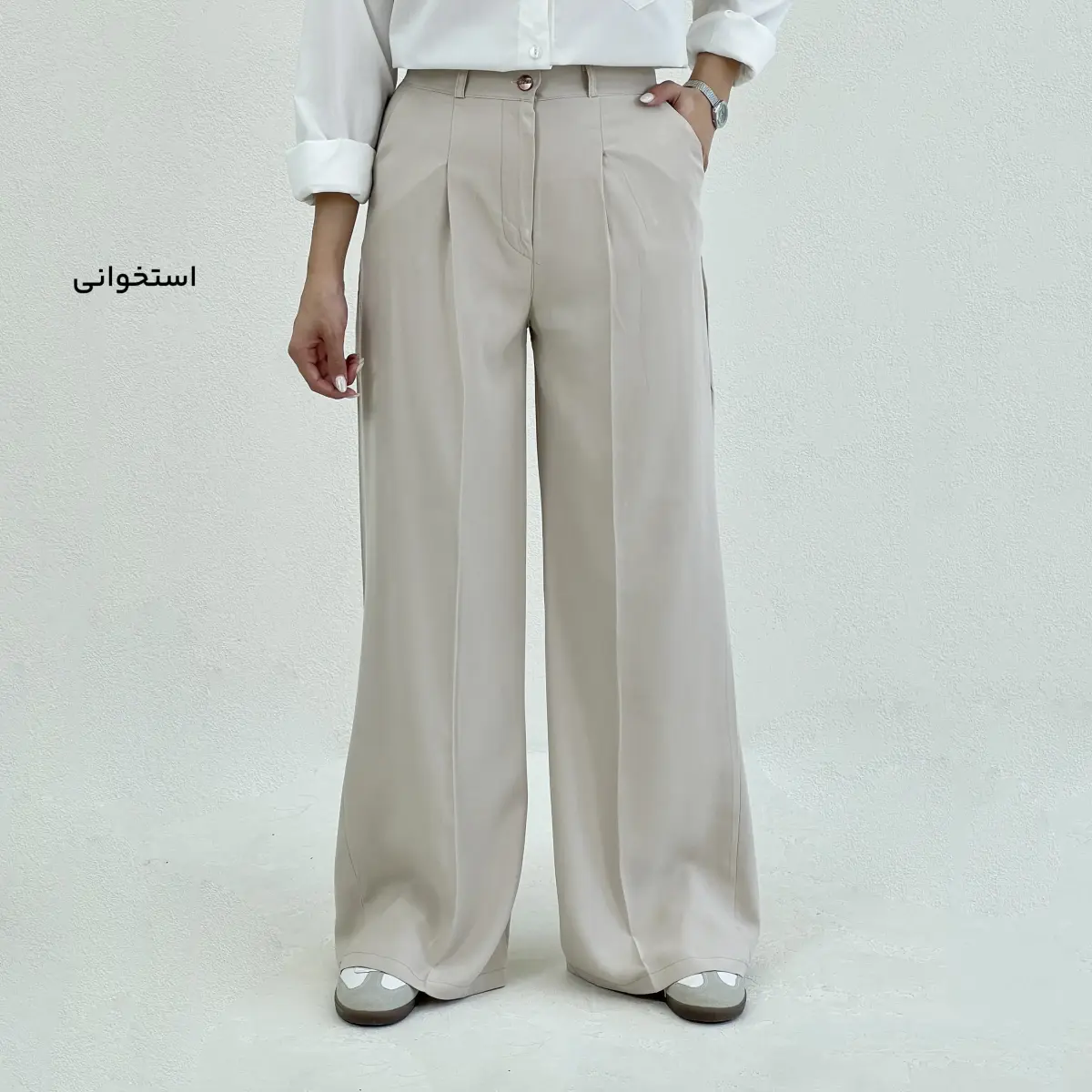 شلوار پارچه ای زنانه سیلک