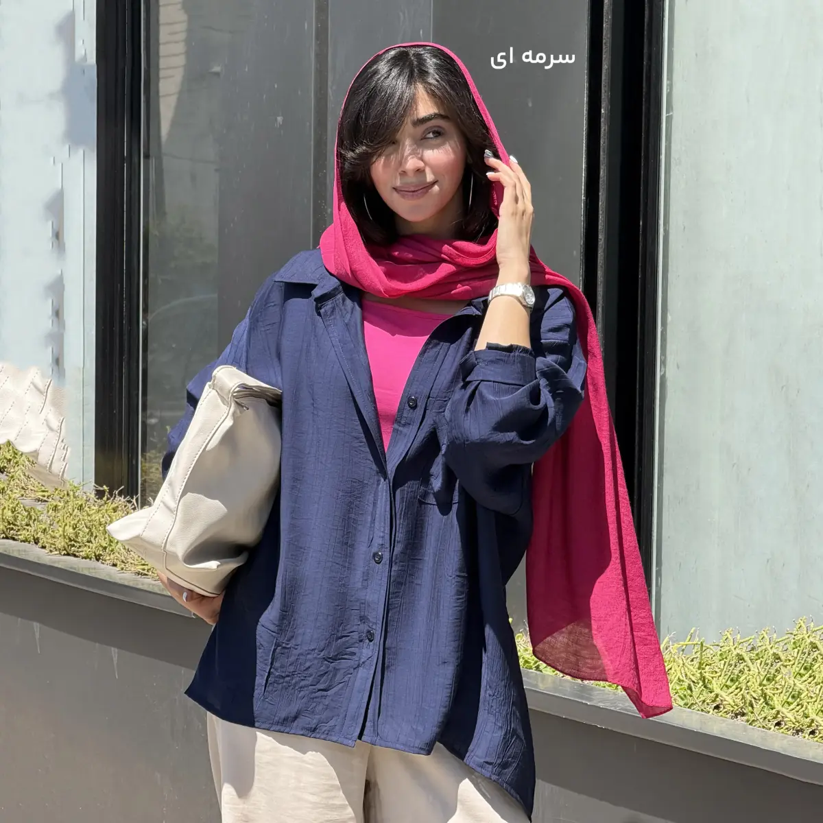 شومیز زنانه تک جیب