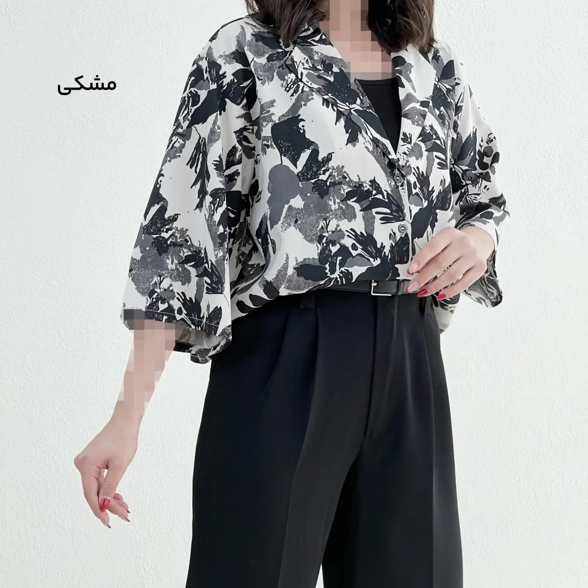 شومیز زنانه سیلک طرحدار | آی بولک