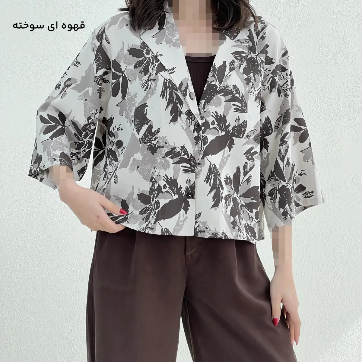 شومیز زنانه سیلک طرحدار | آی بولک