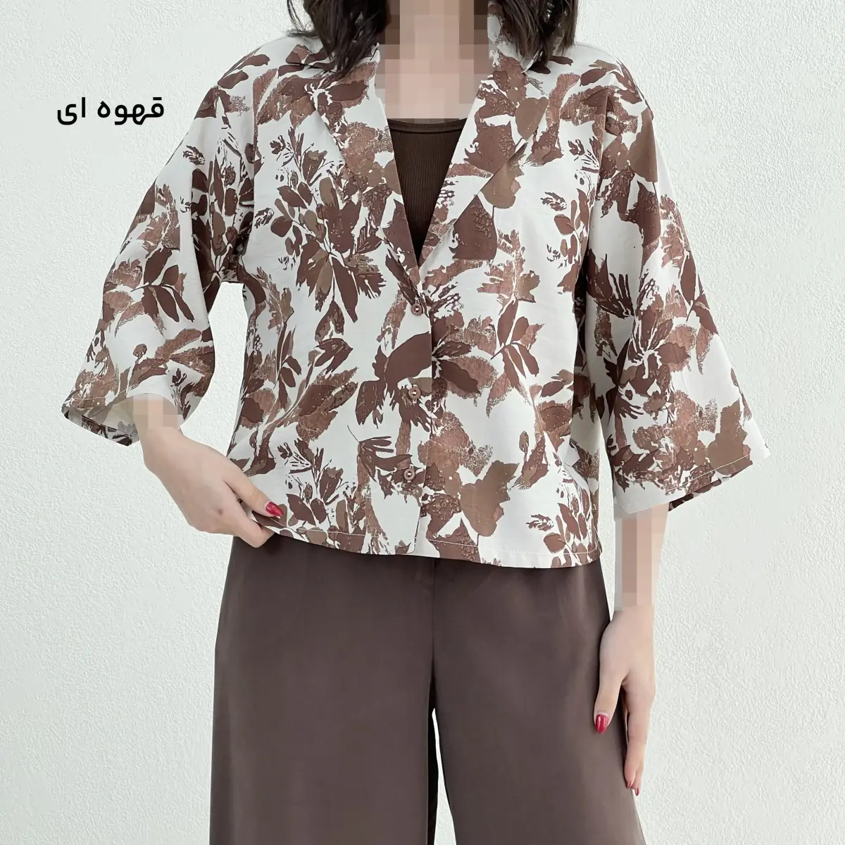شومیز زنانه سیلک طرحدار | آی بولک