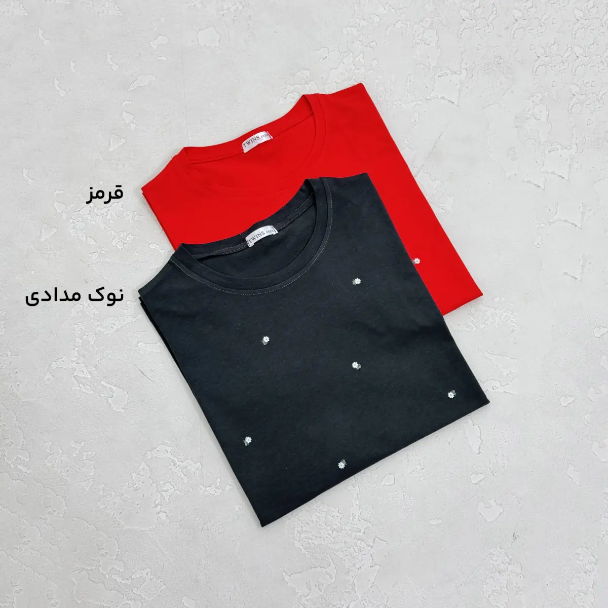 تیشرت زنانه نخ و پنبه گلدار | آی بولک