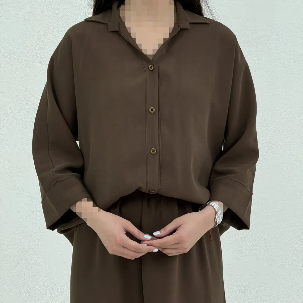ست اسپرت زنانه سیلک شومیز و شلوار | آی بولک
