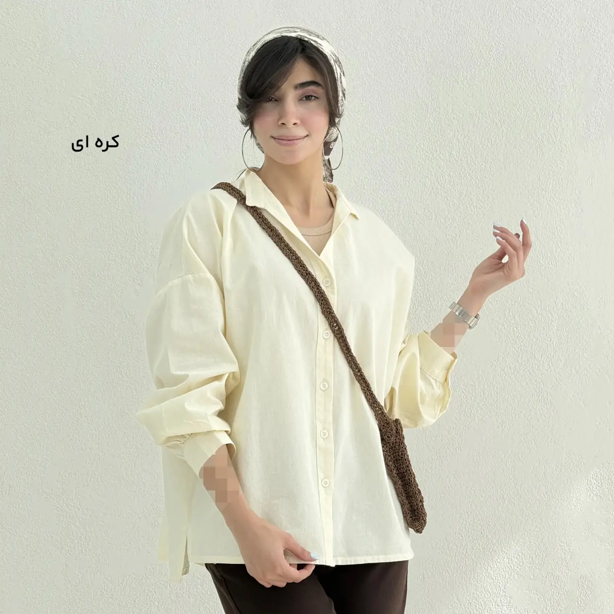 شومیز زنانه لینن بیسیک | آی بولک