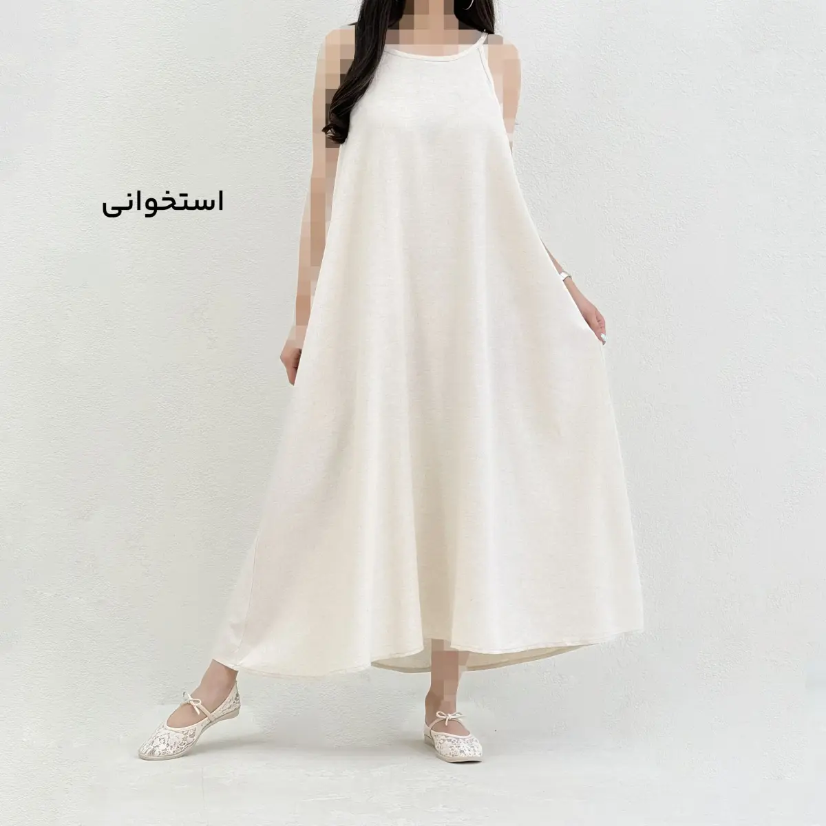 پیراهن بلند زنانه بندی | آی بولک