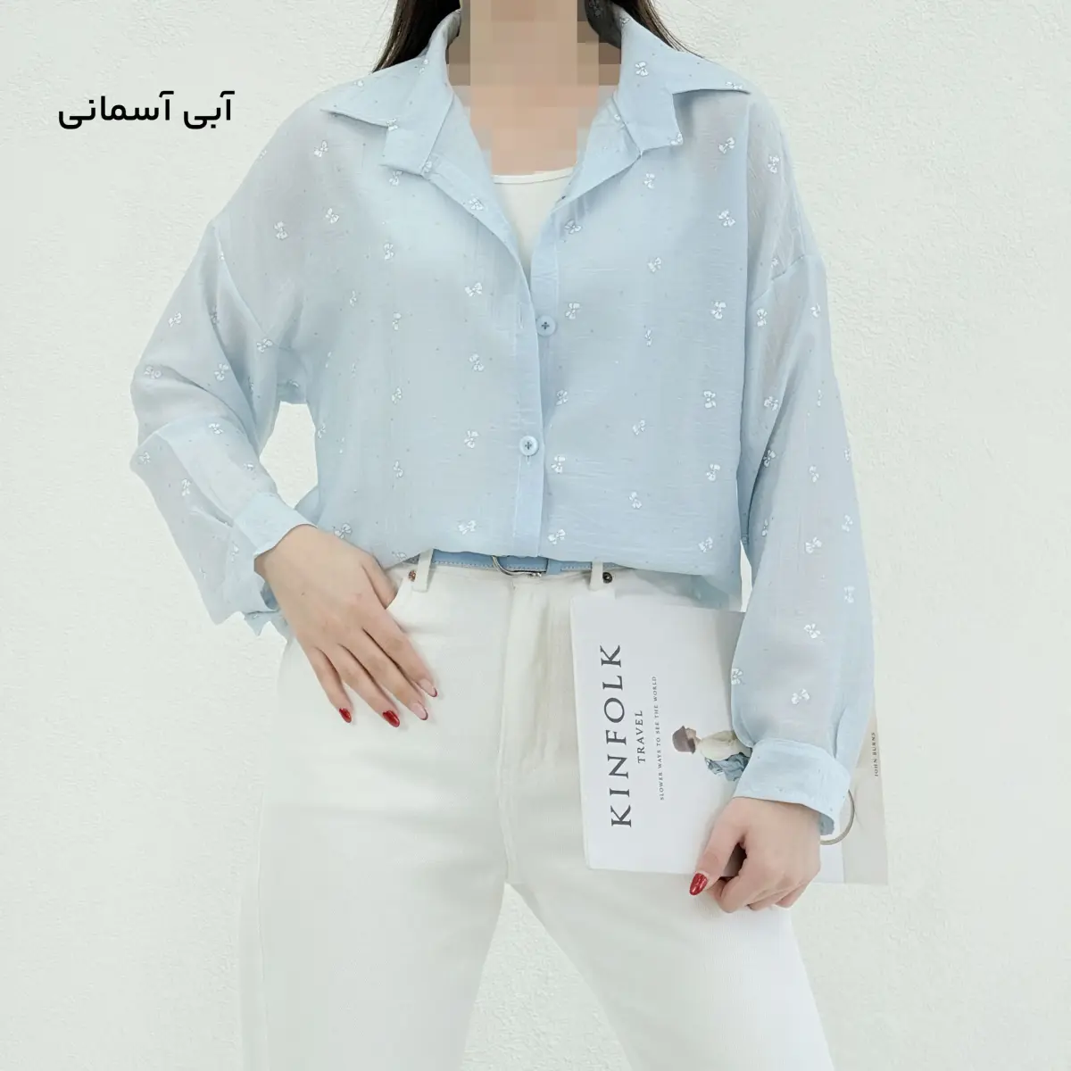 شومیز زنانه طرح مینی پاپیون| آی بولک