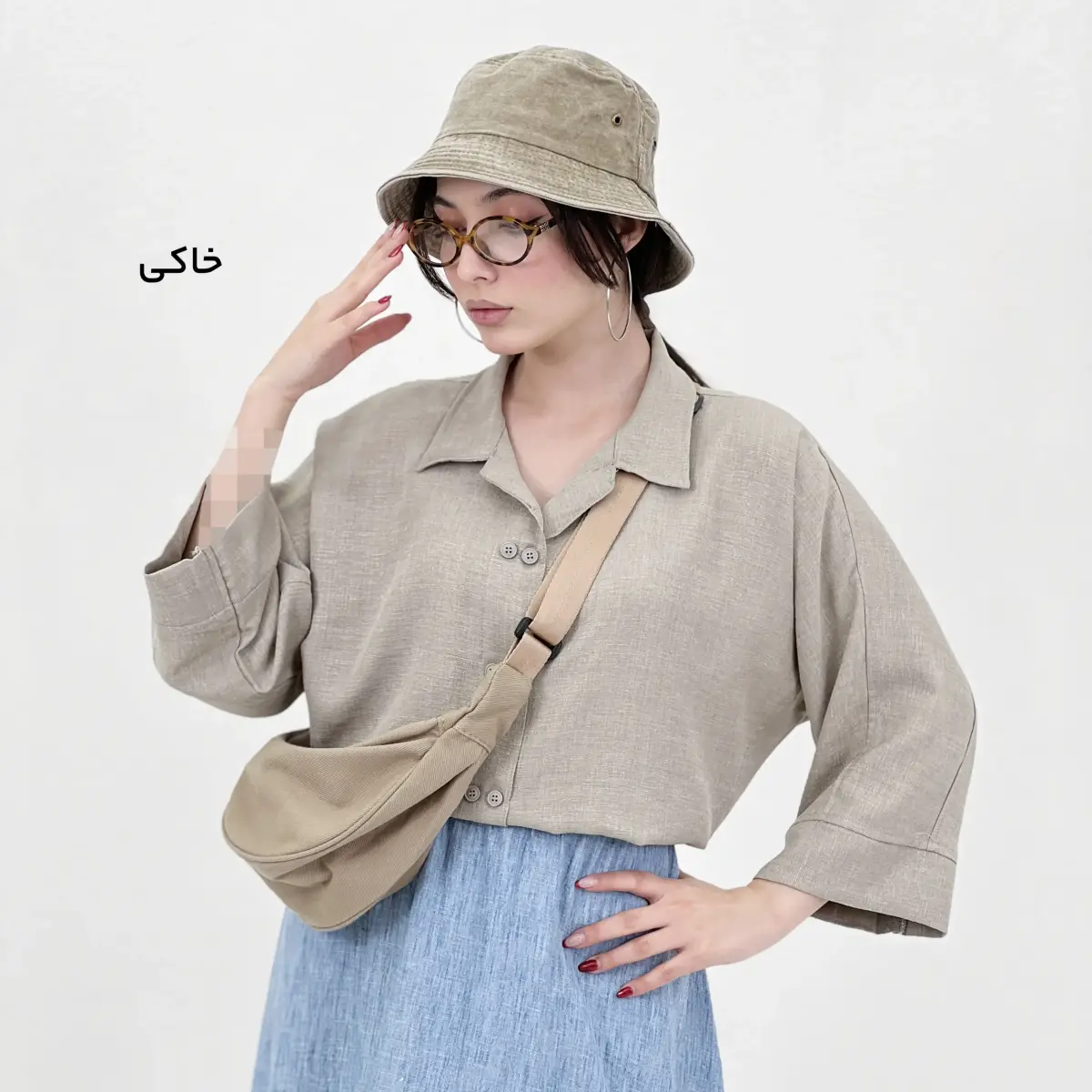 شومیز زنانه کیمونو شانتون | آی بولک